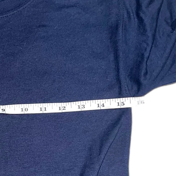 Champion C Logo Vapor Cotton Long Sleeve T-Shirt, Navy, Women’s Size XS, New - Picture 6 of 14